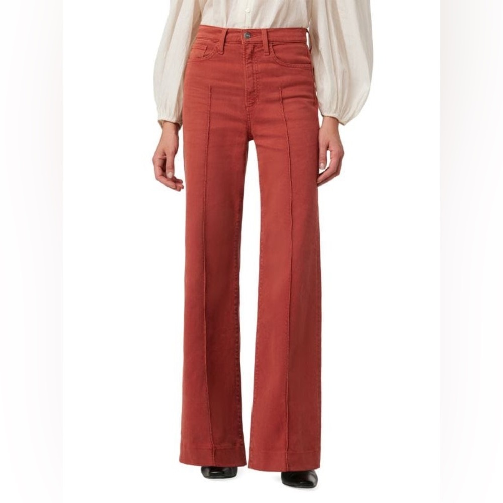 Joe’s Jeans The Mia High Rise Wide Leg Jeans in Burnt Henna